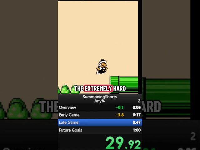 New Mario 3 world record is insane...