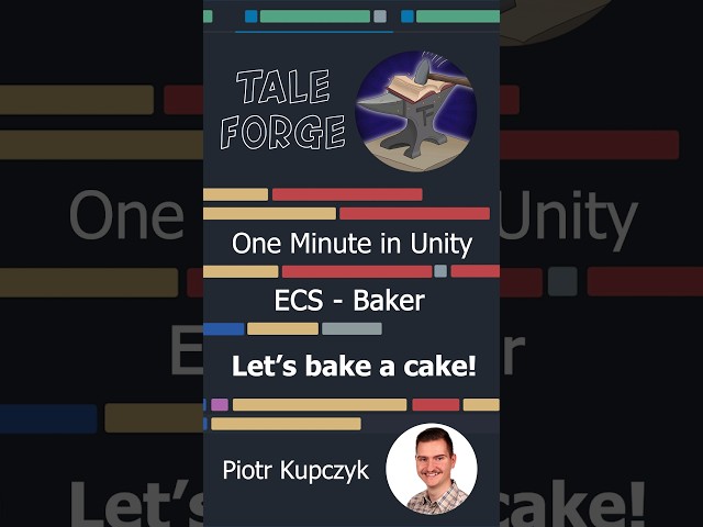 One Minute in Unity - ECS - Baker - Let's bake a cake! #ecs #tutorials #unity #gamedev