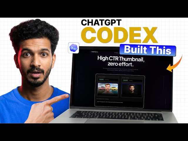 How to Build Any Web App Using ChatGPT Codex (in 10 Minutes)
