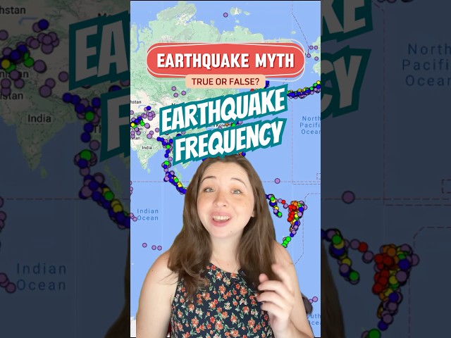 Have earthquakes actually been increasing or are we just paying more attention? #shorts #earthquake