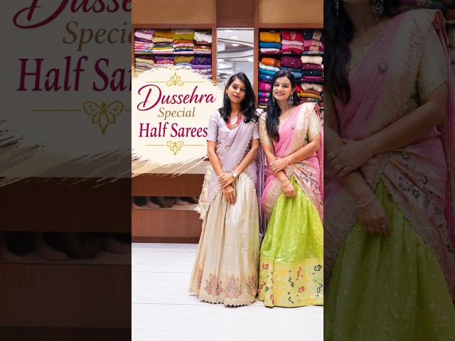 Dussehra Special Half Sarees ✨😍 | Festive Collection | She Needs Saree World