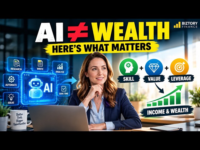 AI Won’t Make You Rich. Here’s What Actually Matters #AI #ArtificialIntelligence #AIMoney