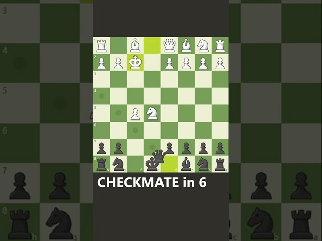 CHECKMATE in 6 (Latvian Gambit)