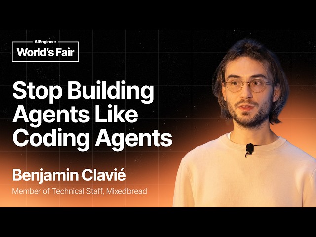 If we want them to do Knowledge Work, design them as Knowledge Agents — Benjamin Clavié, Mixedbread