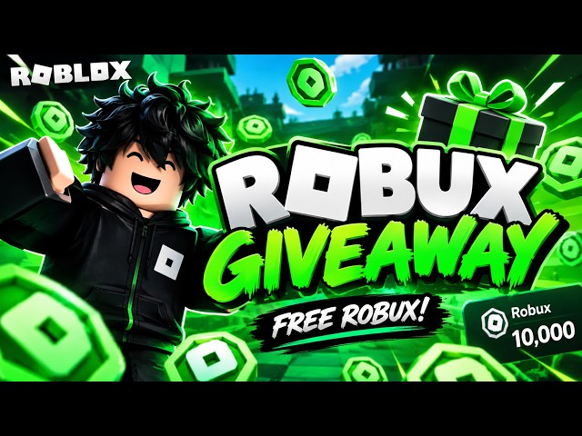 ROBUX GIVEAWAY LIVE 🔴 ROBLOX😱🔥