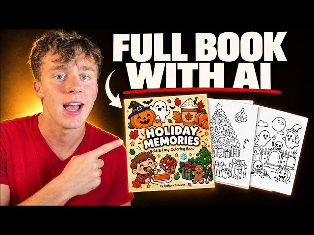 Make These AI Coloring Books BEFORE Christmas (Amazon KDP)