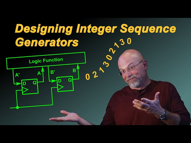 Designing Integer Sequence Generators with D Flip-Flops