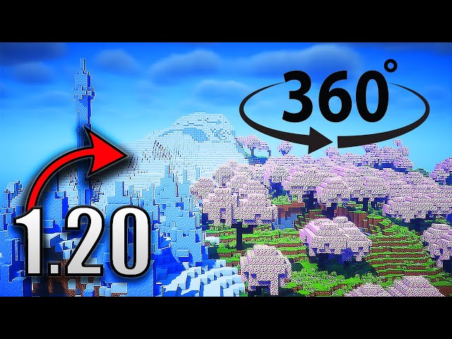 TOP 5 BEST MINECRAFT 1.20 Seeds in 360°