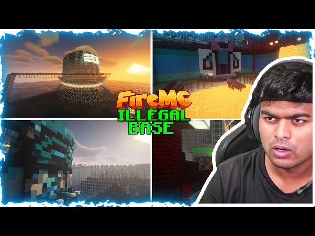 @PSD1  Reacts to My ILLIGAL Base in FireMC 😱