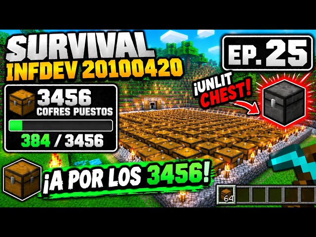Survival Infdev 20100420 Ep 25 | 384 de 3456 Cofres para Conseguir Unlit Chest
