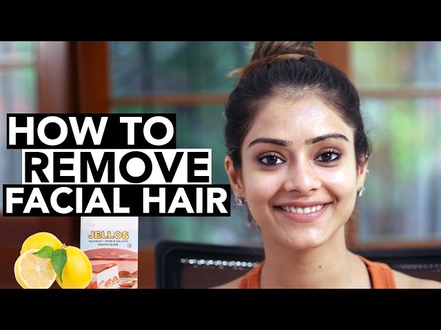 DIY Facial Hair Removal At Home | How To Remove Facial Hair Naturally | Skincare Home Remedy
