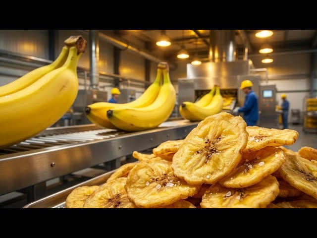 From Raw Bananas to Crispy Chips | Inside Banana Chips Factory