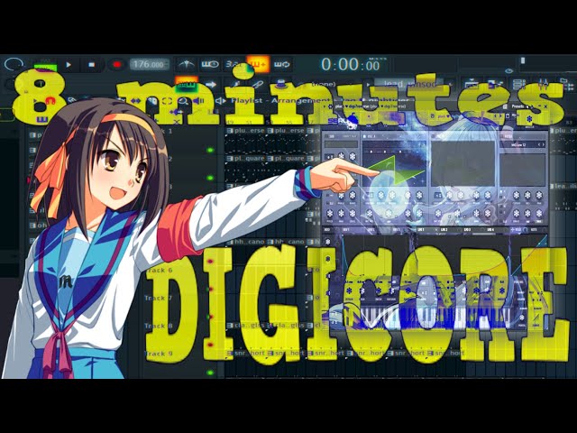 digicore beat in 8 minutes!! *no editing*