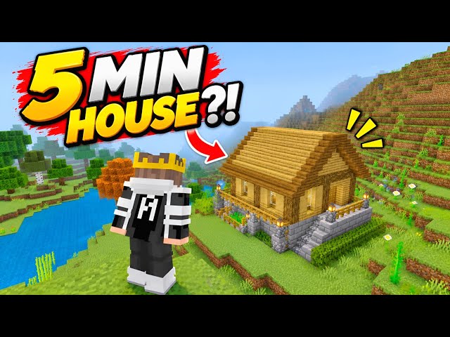 Minecraft: Simple Survival House Tutorial 🏡