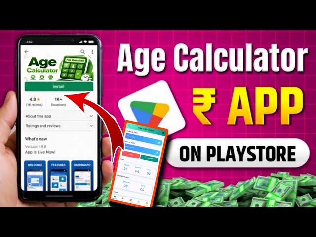 Mobile App Kaise Banaye 5 Min Me age calculator app banaye ai se 