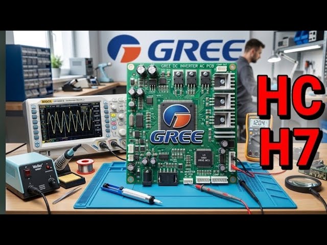 Gree DC Inverter AC HC H7 Error DC Inverter AC PCB Training Centre.