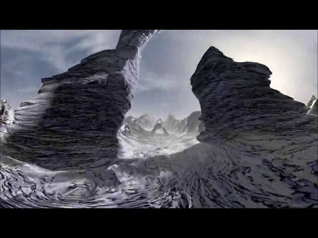 Shadertoy - Frozen wasteland [VR360, 8K]