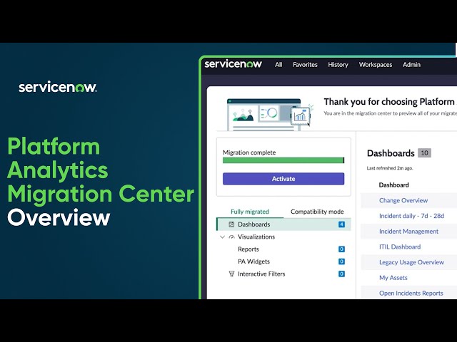 Platform Analytics Migration Center | Overview