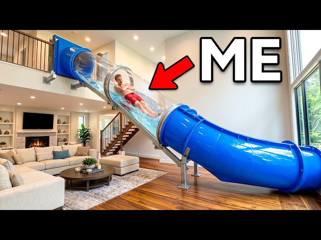 I Built a Waterpark in My House!