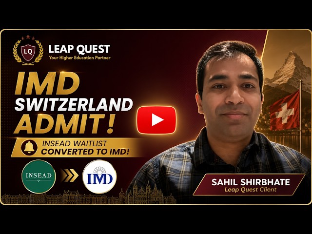 BITS Pilani Engineer with 8+ Years Experience Secures IMD Switzerland | Leap Quest Success Story