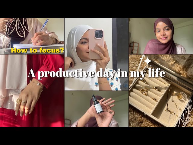 A day in my life | Productive vlog | How to focus? ♥️