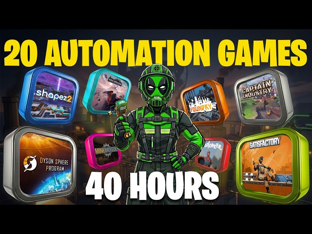 I Played 20 Automation Games For 2 Hours Each To Find The Best Ones