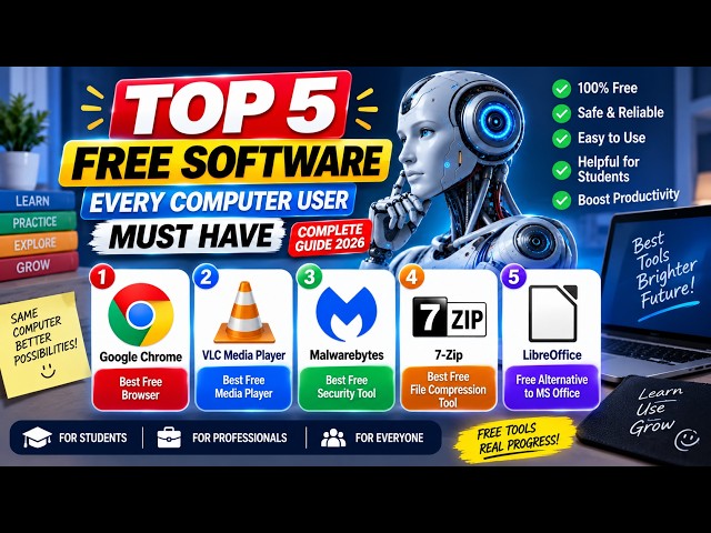 Top 5 Free Software Every Computer User Must Have