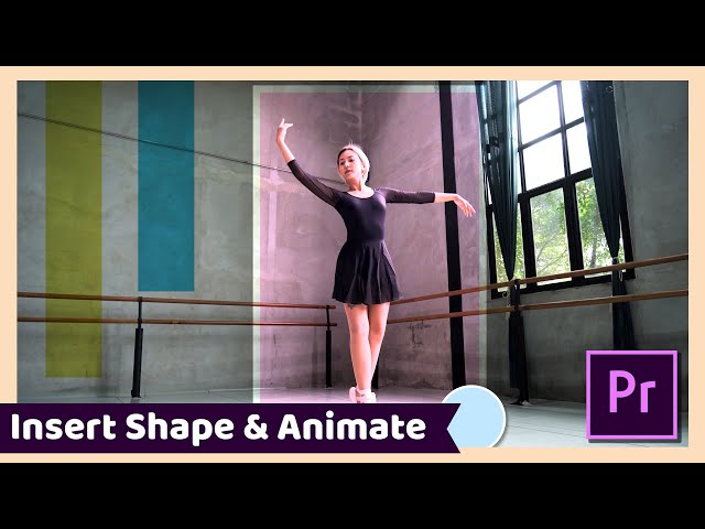 How to Insert Shape and Animate ( Adobe Premiere Pro CC tutorial )