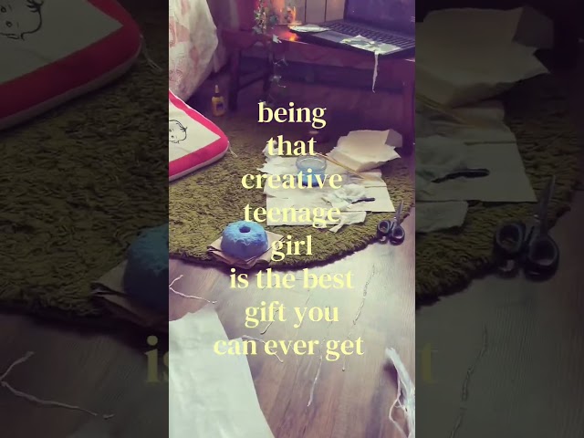 I love being creative #creative #mindset #teen