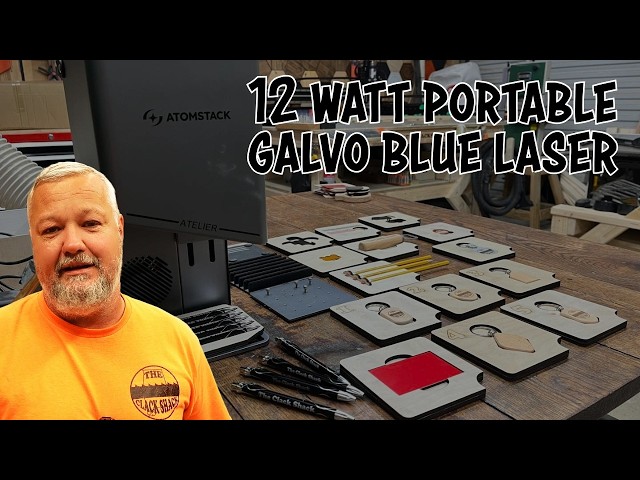 12 Watt portable galvo blue laser- Atomstack Atelier