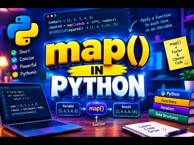 Map Method In Python | Map With Single List | Map With Lambda