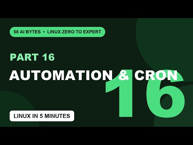 Automate Everything: cron, systemd & a Real Backup System (Part 16 — Finale)