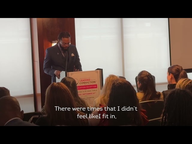 Chivas Watson Speaks at the 2023 Leading with Conviction™ Graduation