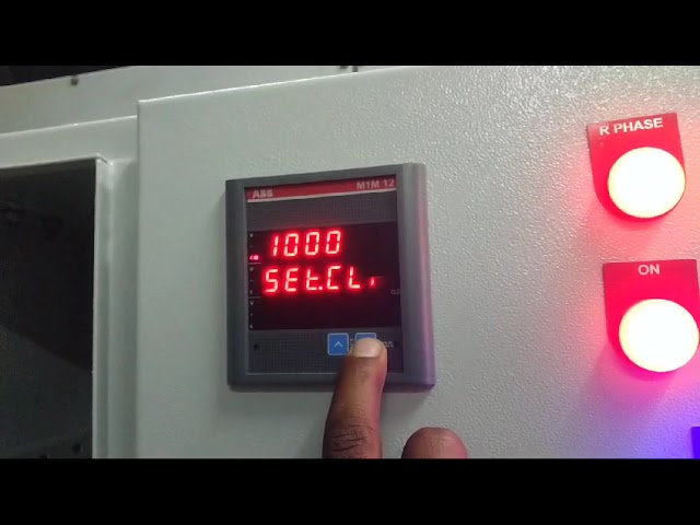 ABB M1M12 METER SETTING.ABB METER.M1M12..