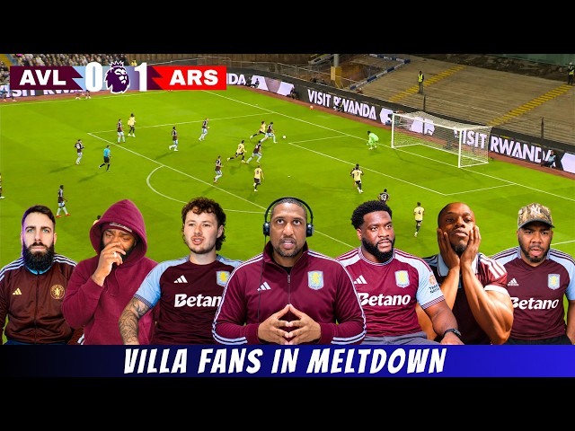 ARSENAL BREAK VILLA HEARTS! 😭 Aston Villa Fans in MELTDOWN