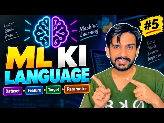 Machine Learning Terminology Explained 🔥 | Dataset, Feature, Target, Parameter & Hyperparameter