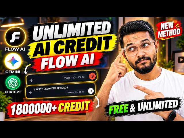 Google Flow FREE में चलाओ! 🔥Google Flow Unlimited Credits | flow ai unlimited free