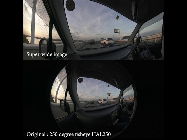 Super-wide Image from fisheye