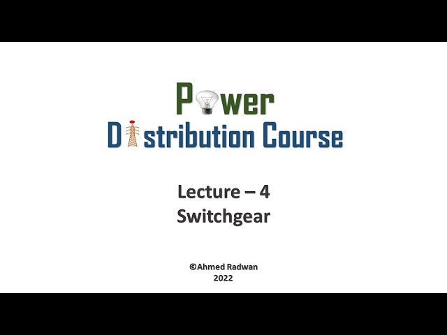 Power Distribution 4 Switchgear