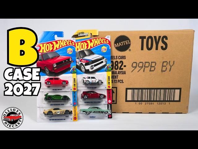 Hot Wheels B Case 2027 Unboxing - These New Cars Are AWESOME!