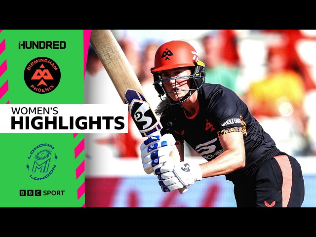 Birmingham Phoenix vs MI London | The Hundred 2026 - Women's Highlights | Group Stage