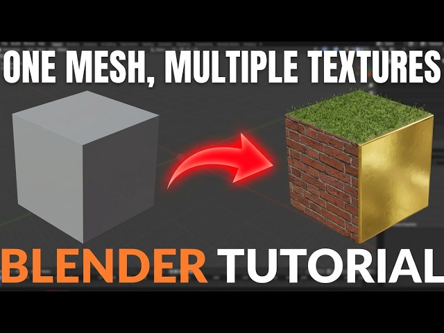 Apply Multiple Textures to ONE Mesh in Blender