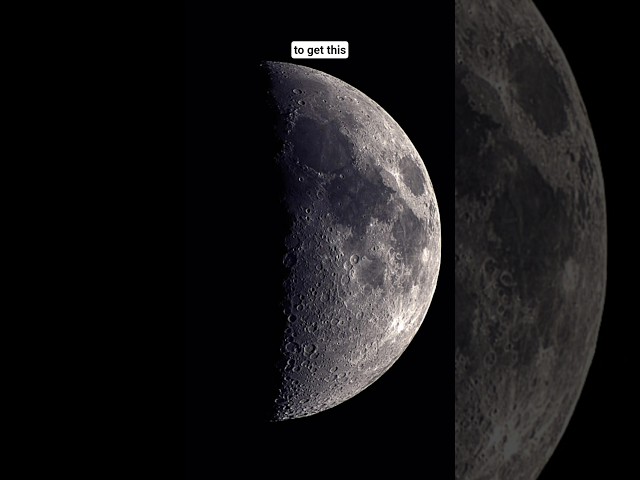 Why I Shoot VIDEO of the Moon Instead of Photos #lunarphotography #moonlandscape #shorts #moon