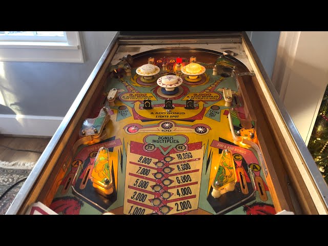 Turning on the Gottlieb Bronco Pinball Machine for the First Time - Gottlieb Bronco Repair - Part 2