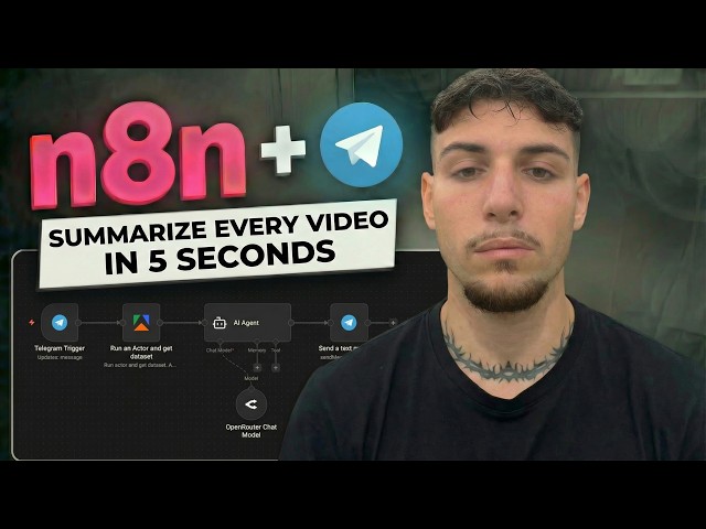 I Built a YouTube AI Summarizer (n8n + Telegram)