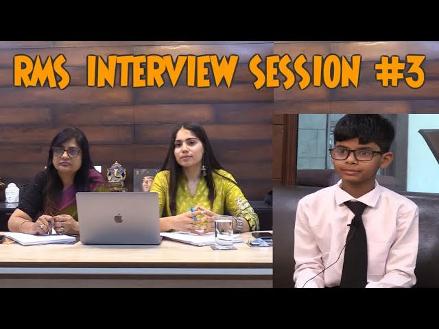 RMS Interview Session 3 | RMS Entrance Exam Preparation | RMS Coaching