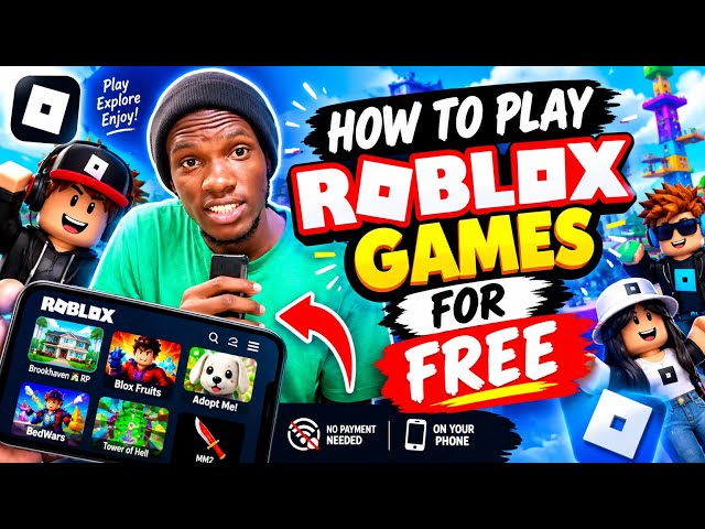 How to Play Roblox Games on Mobile for FREE! 📱🎮 (Complete Beginner Tutorial)