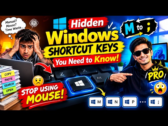 Stop Clicking! Use These Windows Keys Instead ⚡