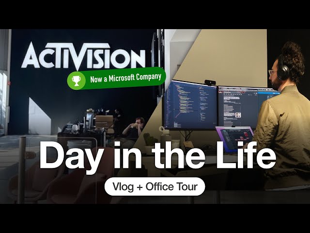 Day In The Life of a Front End Dev at Activision/Microsoft in LA 🎮 Vlog + Office Tour