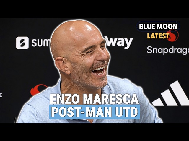 Enzo Maresca on Haaland, Foden red card and ten-man derby win | Man Utd 0-1 Man City